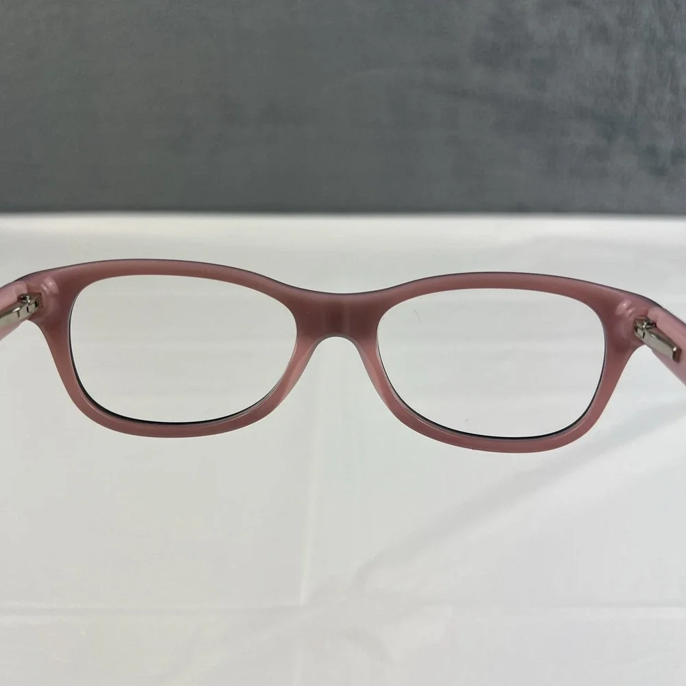 Ray Ban Kids Eyeglasses RB1544 3580 Pink Cat Eye Logo Arms 48-16-130 Frames #2